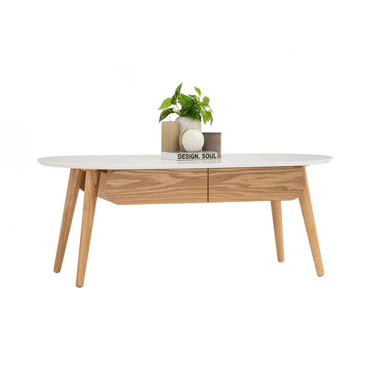 ORRA COFFEE TABLE WITH 2 DRAWER 102/130