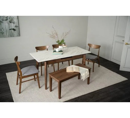 FOLTO 700 X 1200 + 300 EXT DINING TABLE 109/186