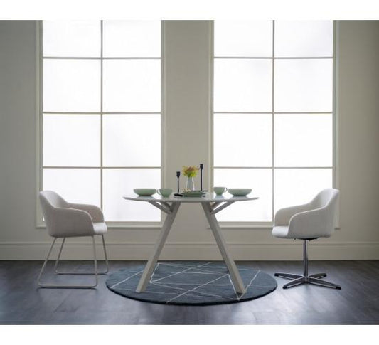 HEDI DINING CHAIR MATT BEIGE/80011 (#)