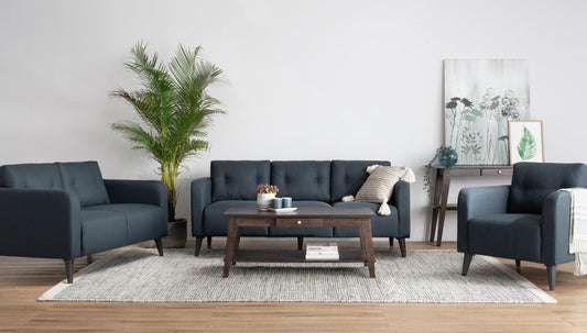 ALTO 3 SEATER SOFA BLACK/6367