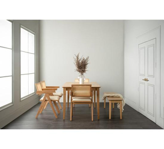 LEONA 1.4M BENCH CHAIR 102/102