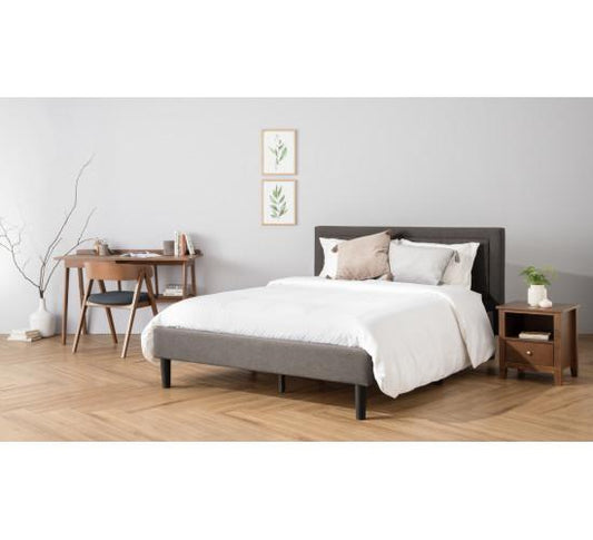 HAYDEN KING BED WITH 2000MM SIDE RAIL BLACK/6516