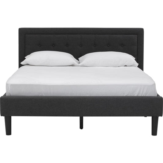 HAYDEN KING BED WITH 1900MM SIDE RAIL BLACK/6516