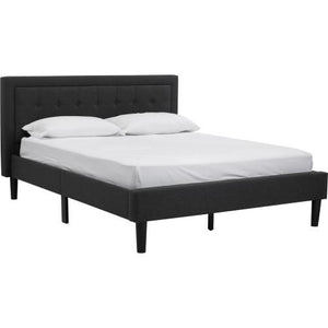 HAYDEN KING BED WITH 2000MM SIDE RAIL BLACK/6516