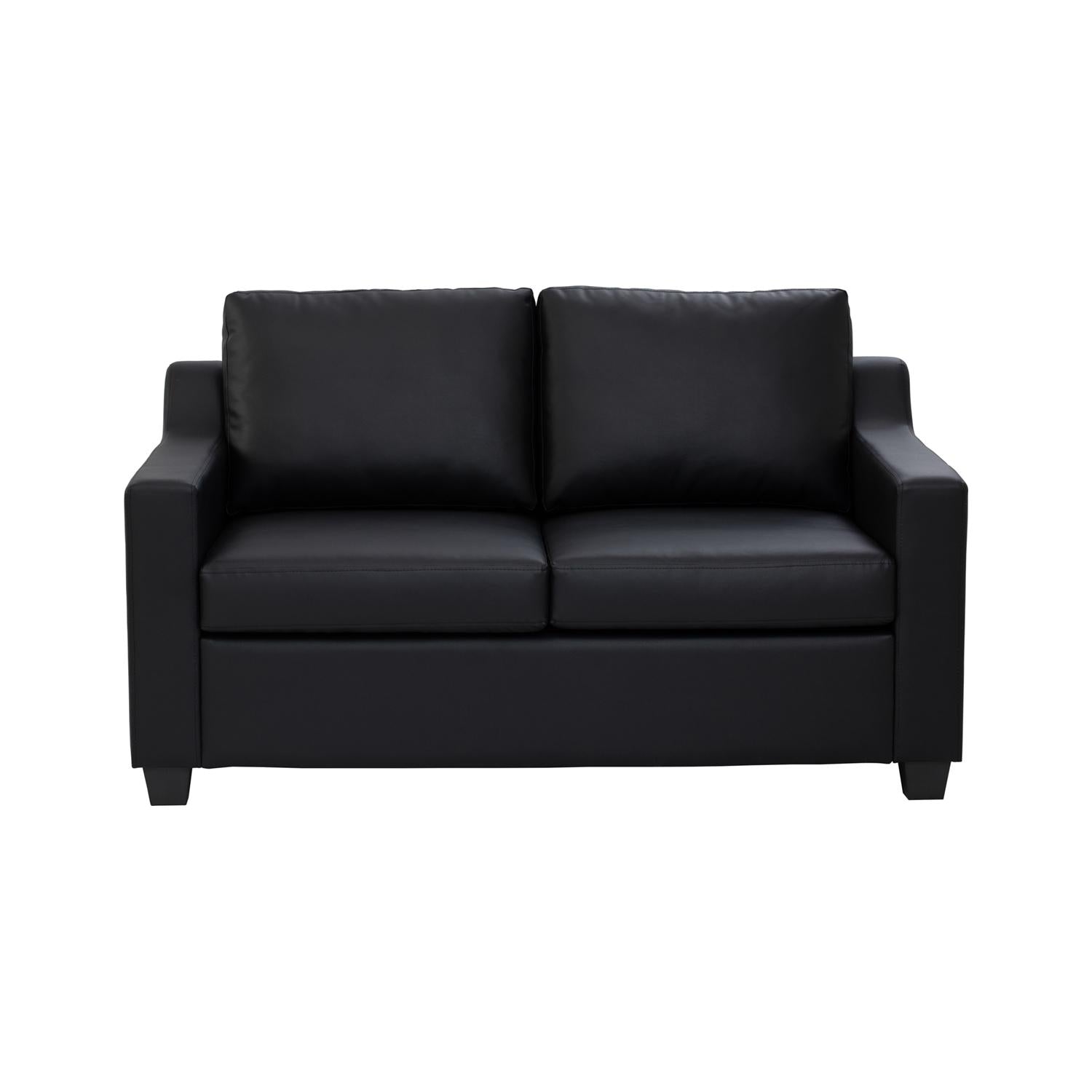 BALENO 2 SEATER SOFA BLACK/520