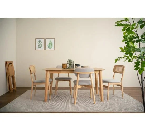 WOYER 900X1500+450 EXT DINING TABLE 102