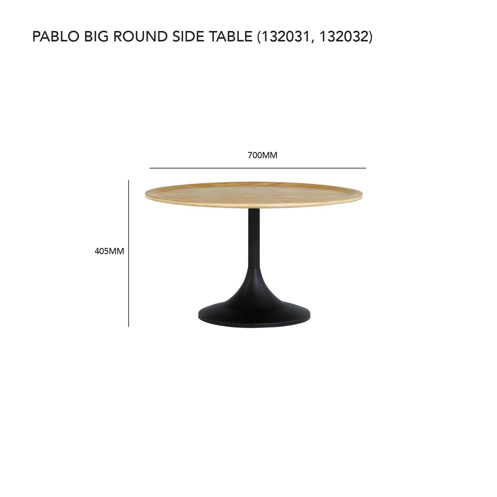 PABLO ROUND COFFEE TABLE 802/112 (#)