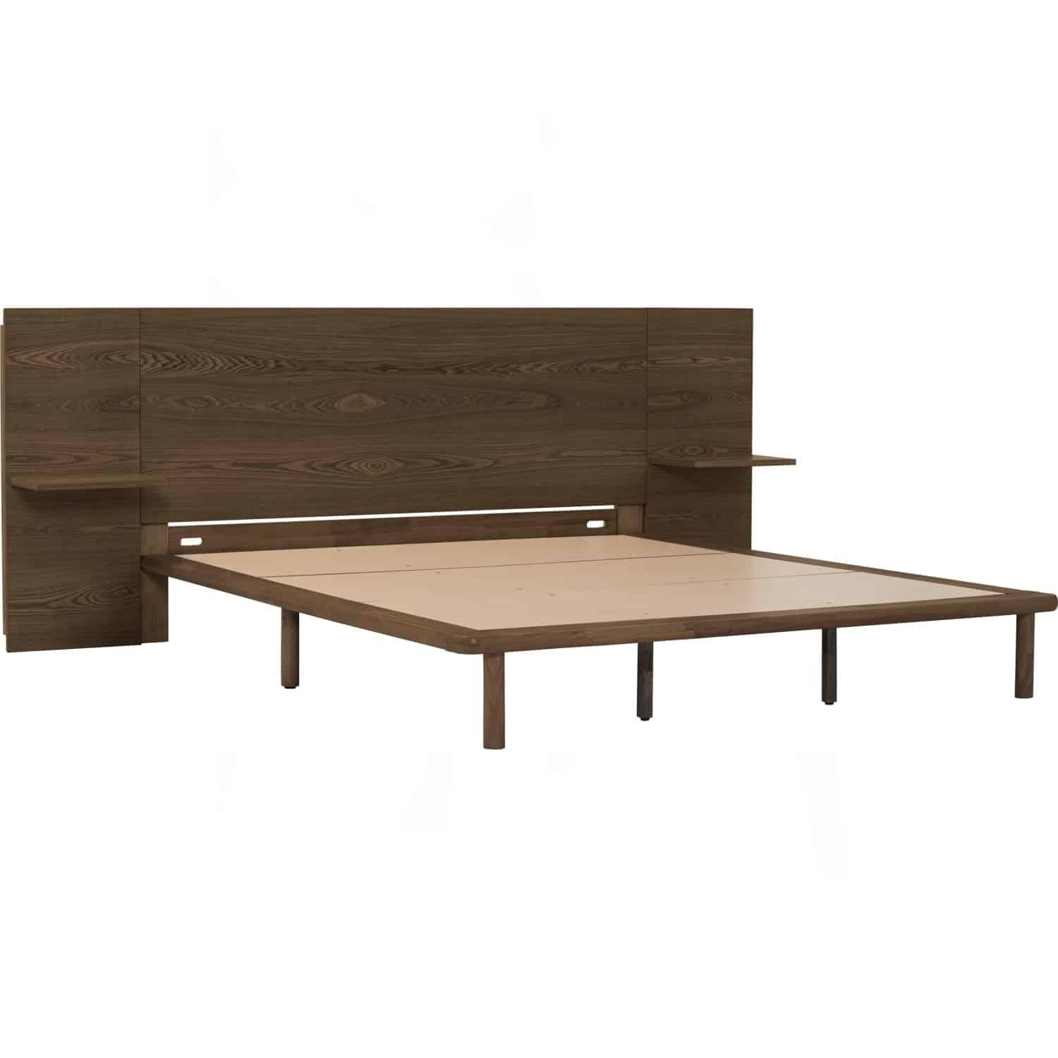 PLATO QUEEN BED WITH 1900MM BED PANEL WITH SIDE TABLE 109