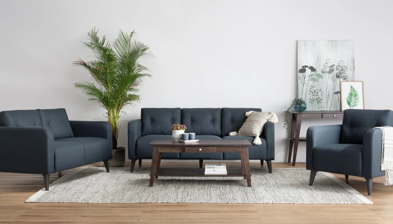 ALTO 1 SEATER SOFA BLACK/6367