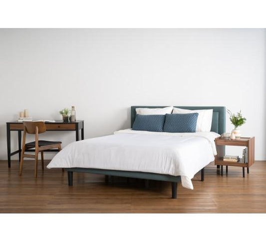 HAYDEN QUEEN BED WITH 1900MM SIDE RAIL BLACK/6365