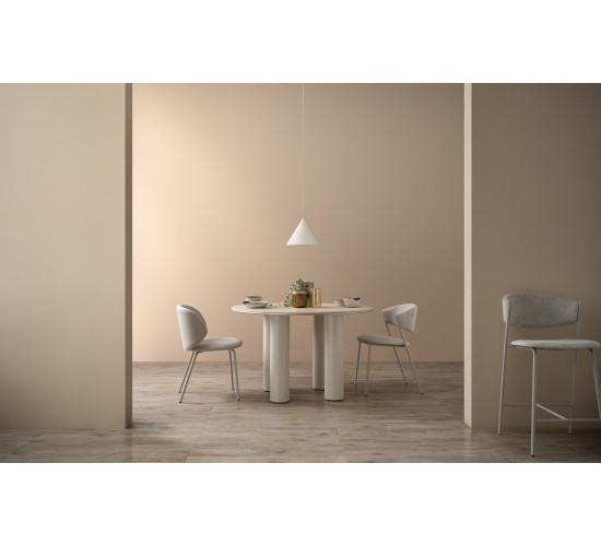 KENZI DINING CHAIR MATT BEIGE/80011 (#)