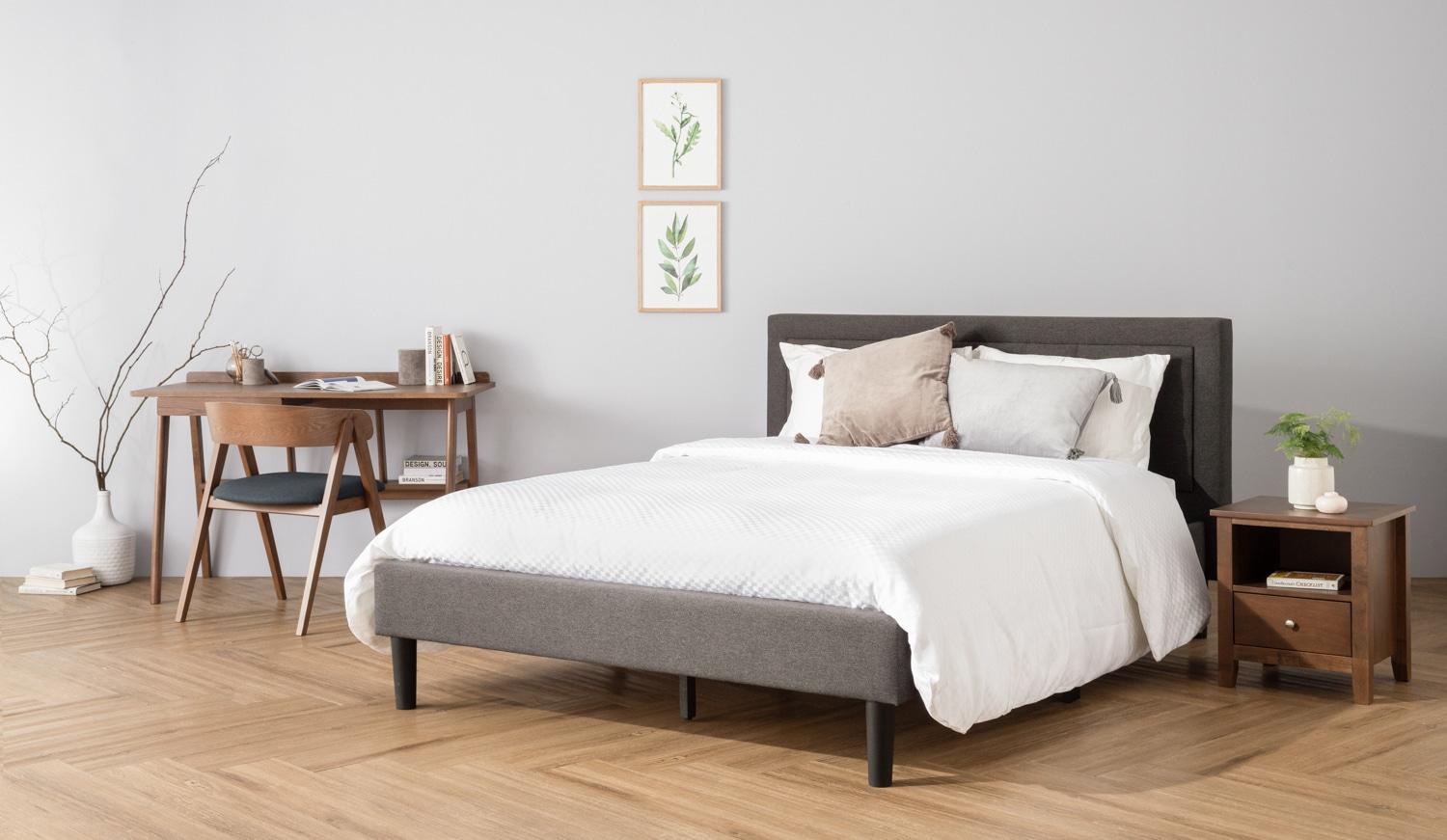 HAYDEN KING BED WITH 1900MM SIDE RAIL BLACK/6516