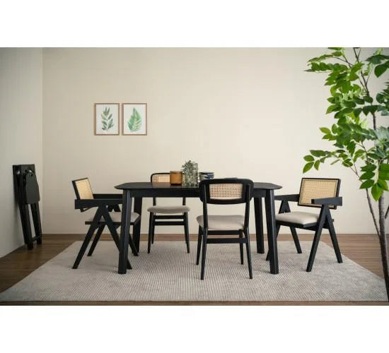 WOYER 900X1500+450 EXT DINING TABLE 114