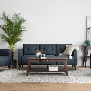 ALTO 3 SEATER SOFA BLACK/6367