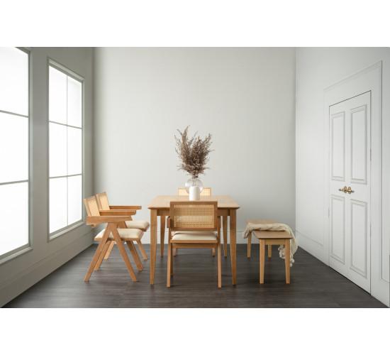 LEONA 1.4M BENCH CHAIR 102/102