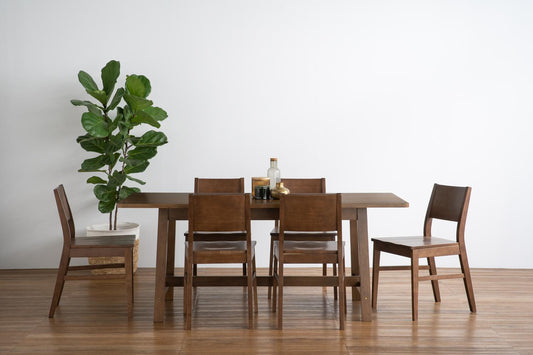 FEDRA DINING CHAIR WITH WOODEN SEAT 109