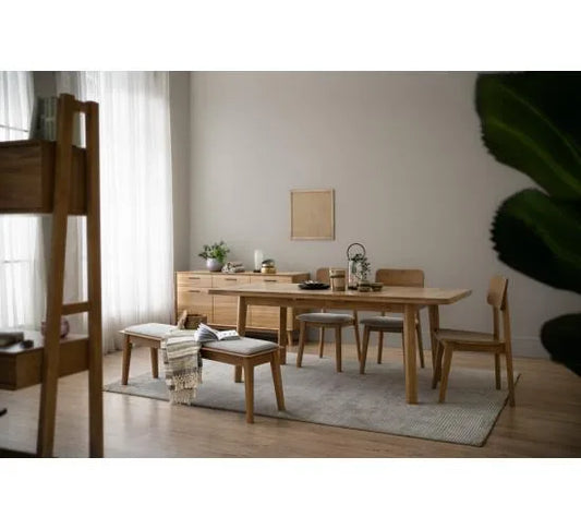 TORONTO 900X1600+400 EXT DINING TABLE 1802