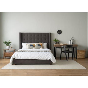 SALEM QUEEN BED WITH 1900MM SIDE RAIL 802/3507