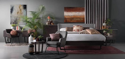 DENTON QUEEN BED WITH 2000MM SIDE RAIL 1803 (#)