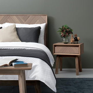 MADRID QUEEN BED WITH 2000MM SIDE RAIL 1808