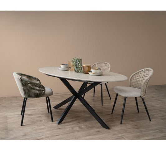 ALLUR DINING CHAIR 802/GREY/80002 (#)