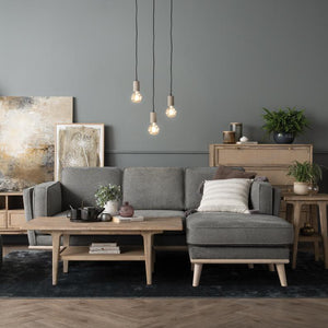 CIVIC 3 SEATER L SHAPE SOFA 111/6675