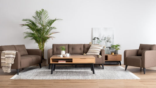 ALTO 3 SEATER SOFA BLACK/6366