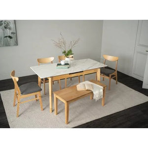 FOLTO 700 X 1200 + 300 EXT DINING TABLE 102/186