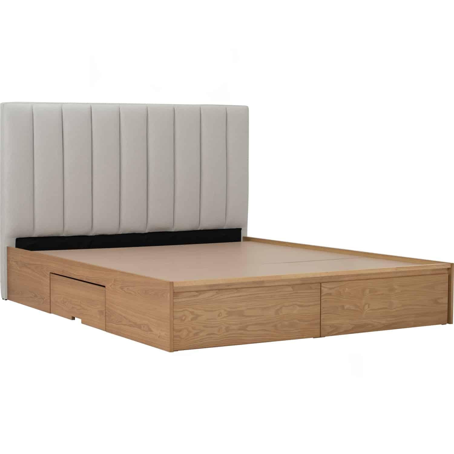 MOLA QUEEN BED WITH STORAGE 1900MM (BED PANEL) 102/3690 (PET FRIENDLY FABRIC)