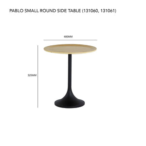 PABLO ROUND SIDE TABLE 802/112 (#)