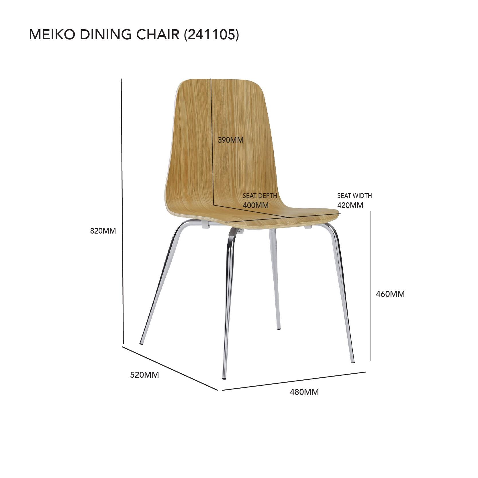 MEIKO DINING CHAIR 815/112 (#)