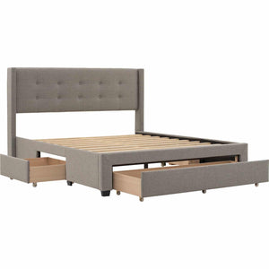 LAVISH QUEEN BED WITH 1900MM SIDE RAIL 802/6433