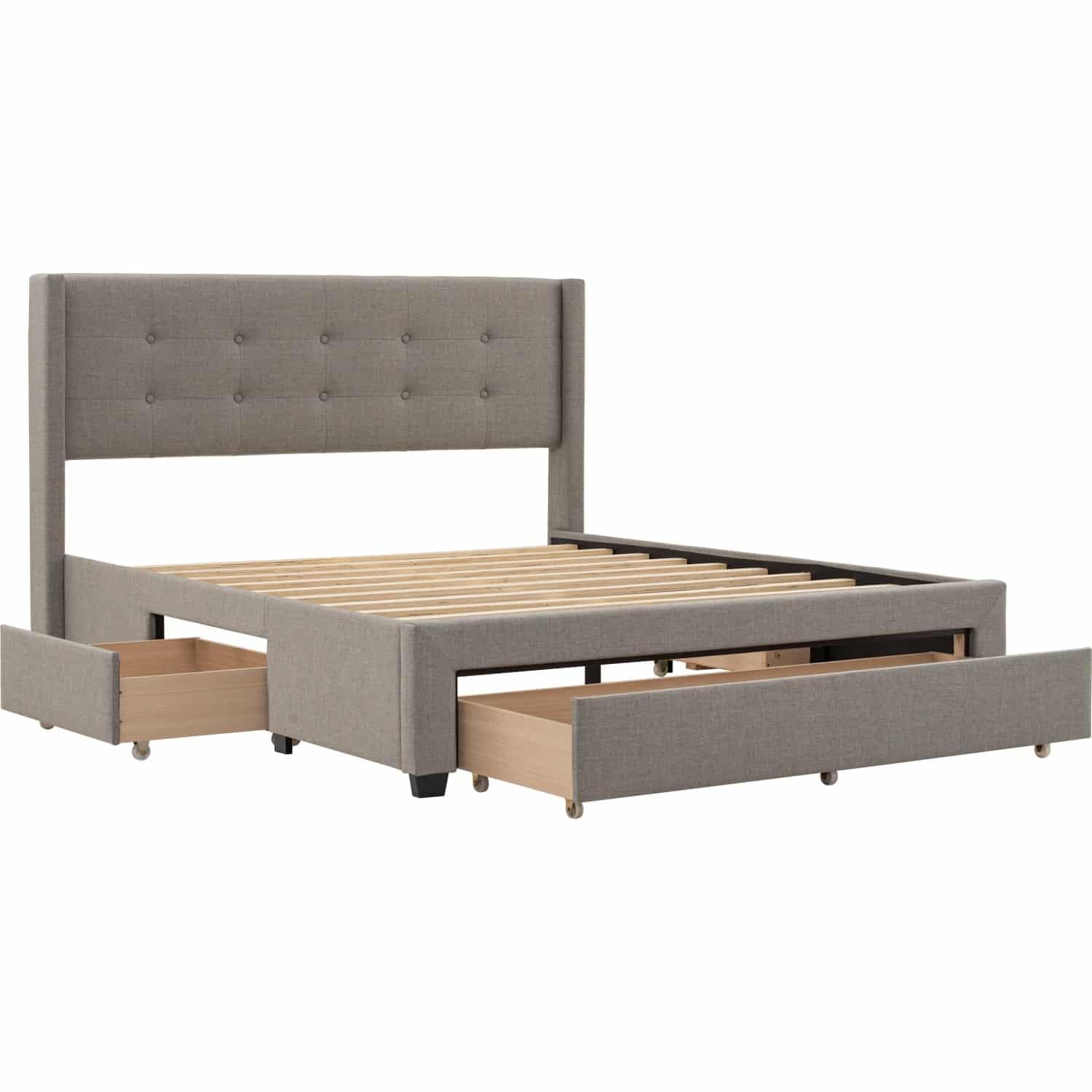 LAVISH QUEEN BED WITH 1900MM SIDE RAIL 802/6433
