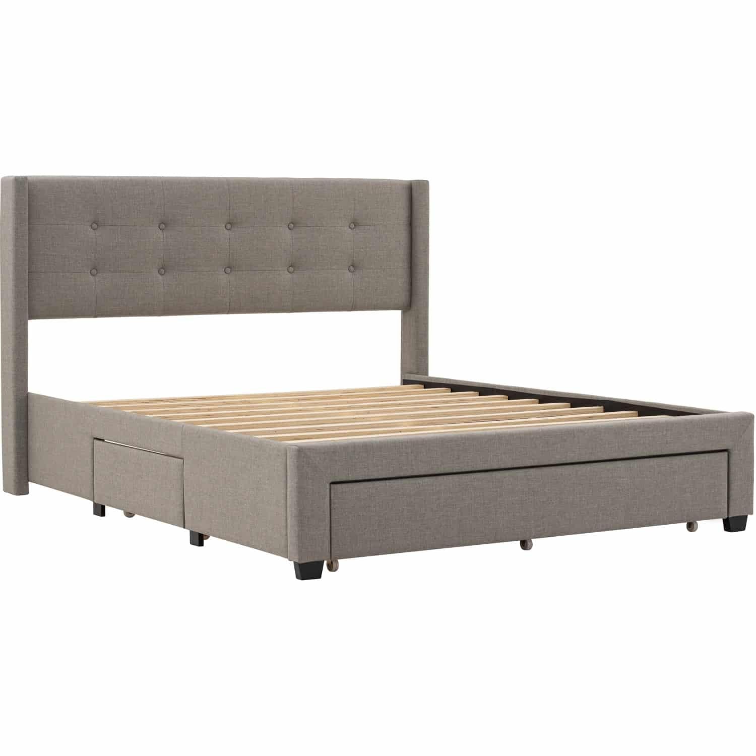 LAVISH QUEEN BED WITH 1900MM SIDE RAIL 802/6433