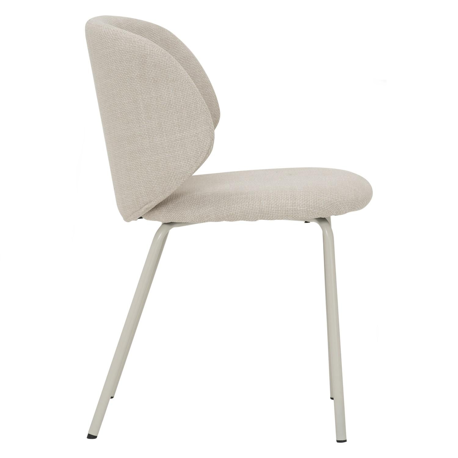 KENZI DINING CHAIR MATT BEIGE/80011 (#)
