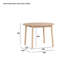 STARK DIA1067 DINING TABLE 109/169