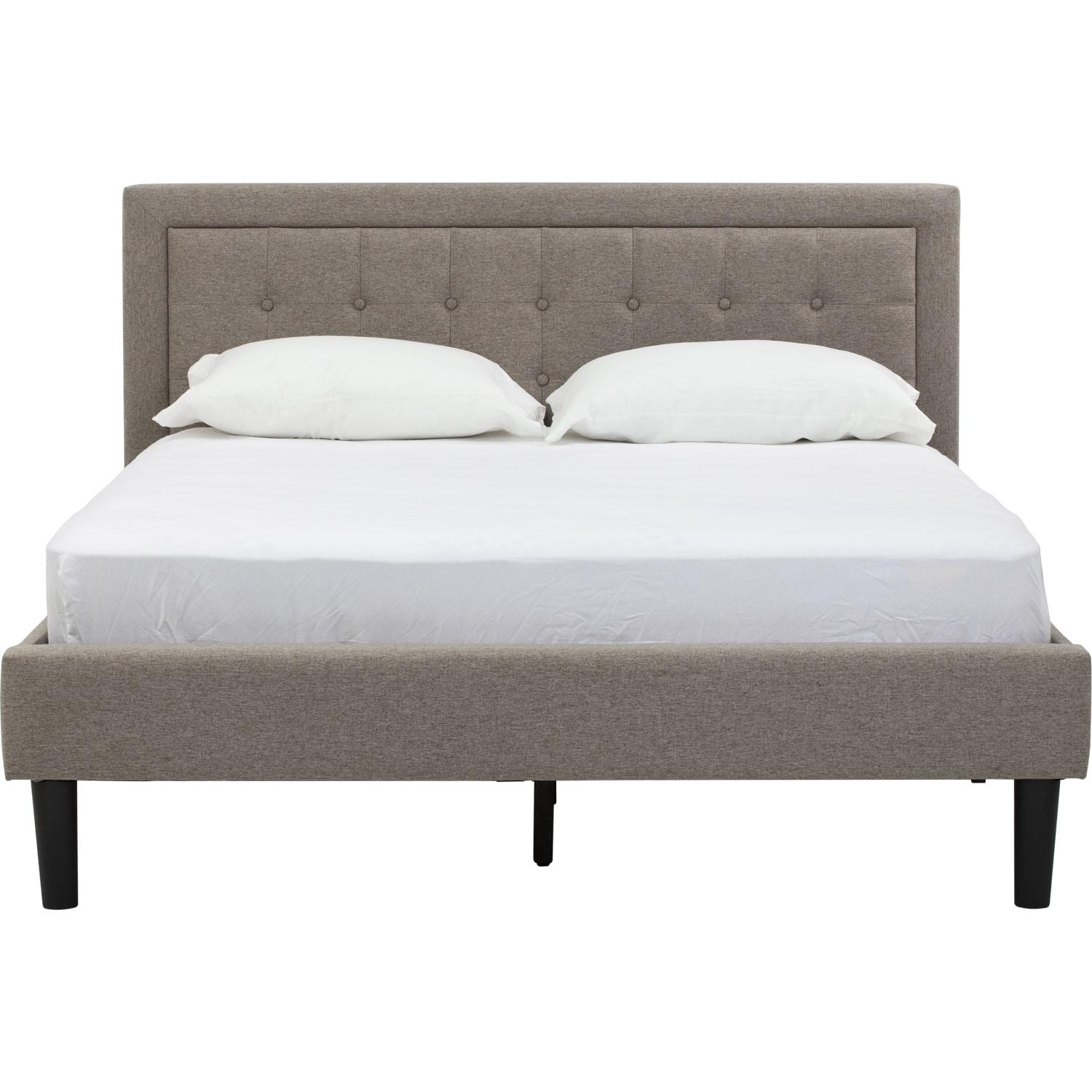 HAYDEN QUEEN BED WITH 2000MM SIDE RAIL BLACK/6513