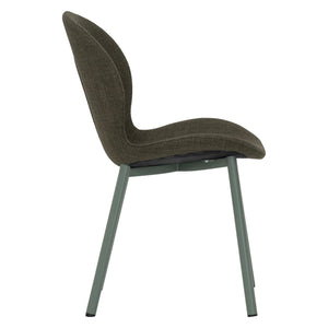 NAVON DINING CHAIR MATT GREEN/80012 (#)