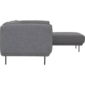 MIRA 3 SEATER WITH RIGHT CHAISE 802/6603 PEBBLE
