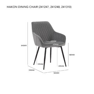 HAKON DINING CHAIR 802/3606 (#)