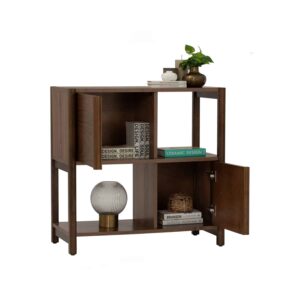HOLSTEN 0.85M BOOKCASE WITH 2 DOOR 113 (P2 BOARD)