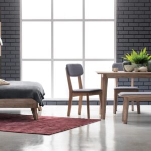 MADRID QUEEN BED WITH 1900MM SIDE RAIL WITH BOX BED FRAME 1808