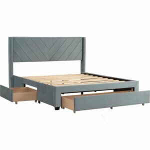 MILLAU QUEEN BED WITH 1900MM SIDE RAIL 114/3603