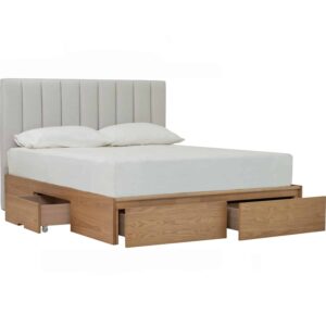 MOLA QUEEN BED WITH STORAGE 1900MM (BED PANEL) 102/3690 (PET FRIENDLY FABRIC)