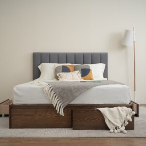 MOLA QUEEN BED WITH STORAGE 1900MM (BED PANEL) 109/3692 (PET FRIENDLY FABRIC)