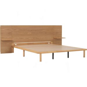 PLATO QUEEN BED WITH 1900MM BED PANEL WITH SIDE TABLE 102