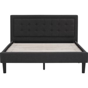 HAYDEN KING BED WITH 1900MM SIDE RAIL BLACK/6516