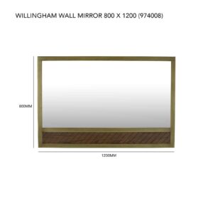 WILLINGHAM 1200X800 WALL MIRROR 823/1811
