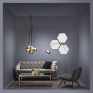 CAMEO COFFEE TABLE IN MIRROR TOP 809 (#)