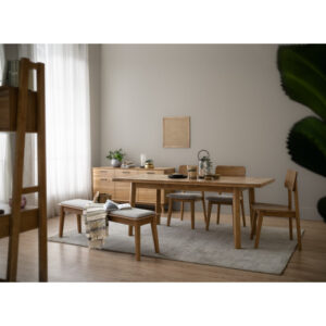 TORONTO 900X1600+400 EXT DINING TABLE 1802